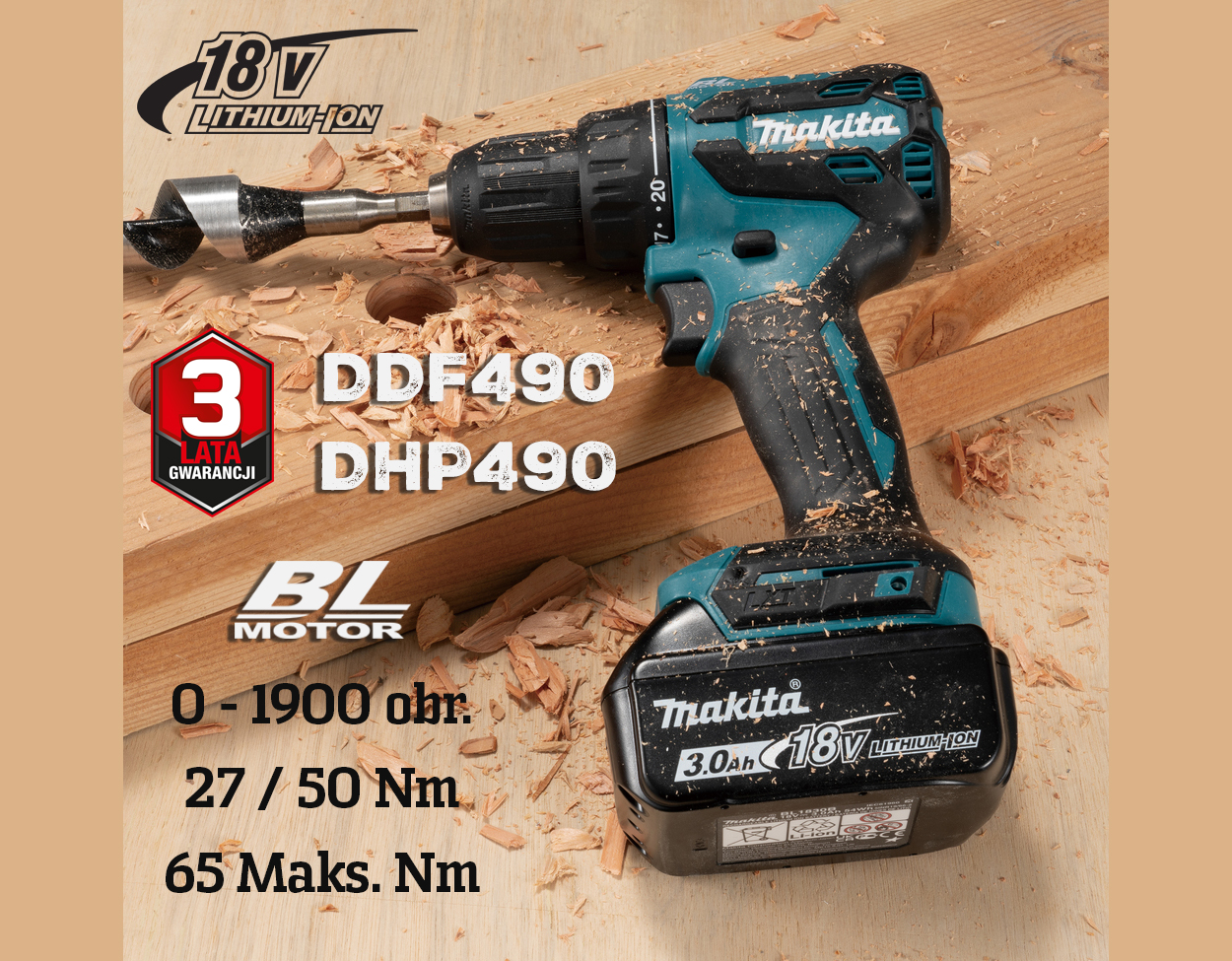 Nowości Makita w serii LXT 18V!!