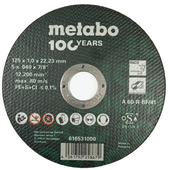 METABO Tarcza tnąca do cięcia metalu INOX stal nierdzewna 125x1,0 616399000