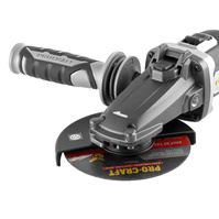 PROCRAFT Szlifierka kątowa akumulatorowa 20V z płaską głowicą BLDC AG125CBB