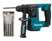 MAKITA Młotowiertarka SDS+ 10,8 12V body HR140DZ + zestaw wierteł dłut 5el