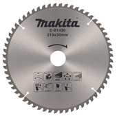 MAKITA Tarcza do cięcia Aluminium MDF PVC 216x30 60Z uniwersalna D-81430