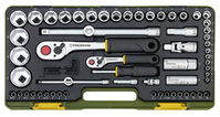 PROXXON Zestaw kluczy nasadowych 1/2" i 1/4" 65 elementów PR23286 Walizka