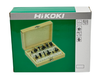 HIKOKI Zestaw frezów do Frezarki 8 mm do drewna 12 szt. 500507 Elektrovip