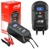 IDEAL Prostownik 12/24V 15A zimowy SMART CHARGER 15 LCD do 350Ah SMART15LCD