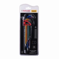 SCHMITH Zestaw kluczy imbusowych HEX długich 1,5-10 mm 9 szt. SQKID
