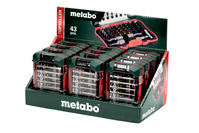 METABO Zestaw akcesoriów w etui kpl 43 szt. PZ PH Torx Stal S2 626719000