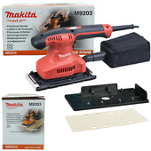 MAKITA Szlifierka oscylacyjna sieciowa 190W 230V 93x230 mm Maktec M9203