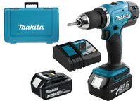 MAKITA Wiertarko-wkrętarka akumulatorowa 18V 2x3,0Ah LXT 42 Nm DDF453RFE