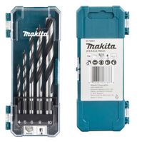 MAKITA Zestaw 5 wierteł cylindryczny uchwyt do drewna HSS 5 sztuk D-72861