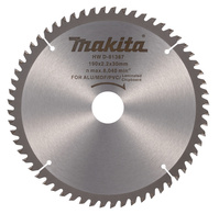 MAKITA Tarcza Piła do drewna MDF PCV Aluminium 190x30 60 Zębów D-81387