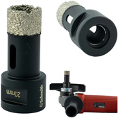 SCHMITH Otwornica diamentowa wiertło koronka 20 mm M14 do gresu SOD-M14/20