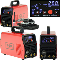 IDEAL Spawarka inwertorowa 230V Praktik TIG 200 AC/DC LED PULS MMA HF LIFT