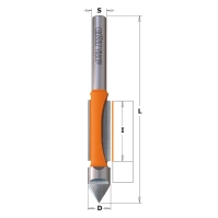 CMT Frez do wycinania otworów 8x64 mm Trzpień 8 mm Z1 RH 916.080.11