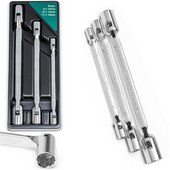 SATA Zestaw nasadek przegubowych dwustronnych 3szt 8x10 12x14 17x19 ST08042