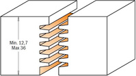 CMT Frez do łączeń klinowych fi 47,6x97 mm S=12,7 mm Z2 RH 800.606.11