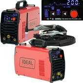 IDEAL Spawarka inwertorowa 230V 200A TIG MMA PRAKTIK TIG 202 DC PULS LED