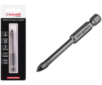 SCHMITH Wiertło do szkła glazury ceramiki 6x75 mm HEX 1/4" SCH04G10004