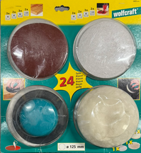 WOLFCRAFT Zestaw do polerowania ręcznego 125mm WF5895000