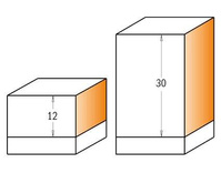 CMT Frez na płytki wymienne HM fi 19x57 mm Trzpień 6,35 mm RH Z2 657.192.11