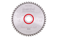 METABO Piła tarczowa Tarcza do drewna 190x30 mm 48Z WZ 15° 628035000