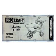 PROCRAFT Taczka samobieżna akumulatorowa 40V 6,0Ah 260kg 100l PWB260