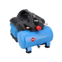 AIRPRESS Kompresor bezolejowy mały cichy 8 bar LMO 6-126 2 tłoki 1KM 36578