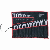 SCHMITH Zestaw kluczy płasko-oczkowych 6-32mm 25 szt. QTechnic QTKPO-03