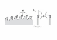 CMT Piła tarcza tnąca do drewna sklejki 216x30mm 24Z konstruktorska K21624M