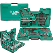 SATA 09510 Zestaw kluczy nasadowych 150 sztuk 1/4 3/8 1/2 Metryczne calowe