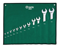 SATA Zestaw 12 kluczy płasko oczkowych w saszetce ST09063