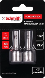 SCHMITH Nasadka magnetyczna klucz farmer 13 mm 1/4" 2 szt. SCH01B05104