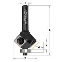CMT Frez fazujący na płytki wymienne 28x66 mm S6,35 A30 Z2 RH 659.031.11