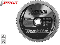 MAKITA Tarcza piła do cięcia aluminium kąt -3° 260x30 81 Z Efficut E-06323