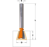 CMT Frez do połączeń jaskółczy ogon 15,8x66,7 mm 12 mm Z2 RH 918.658.11