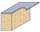 CMT Frez do obcinania laminatu fi 19 mm S=6,35 mm Z2 RH 807.190.11
