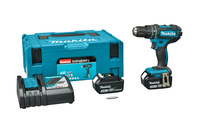 MAKITA Wiertarko-wkrętarka udarowa akumulatorowa 18V 2x3,0Ah DHP482RFJ