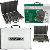 HIKOKI Zestaw wierteł i dłut SDS+ aluminiowa walizka 17el. 402555