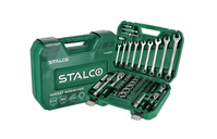 STALCO Zestaw kluczy nasadowych 82 el. S-54013