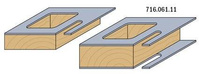 CMT Frez do wycinania otworów 6x70 mm Trzpień 6 mm Z1+1 RH 716.061.11