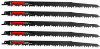 MAKITA Brzeszczot piła szablasta długi do cięcia  drewna 300mm P-05072 5szt