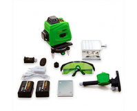 PROCRAFT Laser krzyżowy poziomica 360 zielony 2x4,0Ah samopoziomujący LE-4G