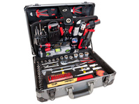 AIRPRESS Zestaw narzędzi 127 el. klucze szczypce walizka aluminiowa 75255