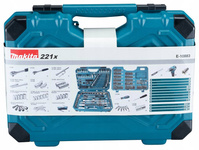 MAKITA Zestaw narzędzi ręcznych w walizce Nasadki Bity 221el. E-10883