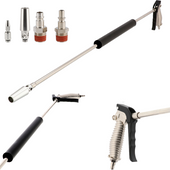 AIRPRESS Pistolet do Przedmuchiwania przedmuchu długi 95cm 2 dysze 45027