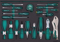 SATA Zestaw wózkowy 368 narzędzi - 6 wkładów piankowych
SC09931-1