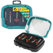 WOLFCRAFT Zestaw frezów do drewna profilowych 8 mm 5 szt. WF8754000