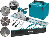 MAKITA Piła zagłębiarka 1300W SP6000J + szyna 1,5m, 4 tarcze, pokrowiec