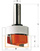 CMT Frez do płaszczyzn 19 mm trzpień 12,7 mm RH + łożysko Z2  852.501.11B