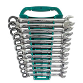 SATA Zestaw 12 kluczy płasko-oczkowych z grzechotką z przeł. ST08044