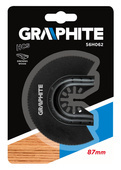 GRAPHITE Tarcza półokrągła HCS do drewna 87 mm 200 zębów 56H062